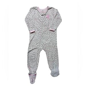 Carter's | Toddler Baby Girl Kitten Footed Pajama | 24M